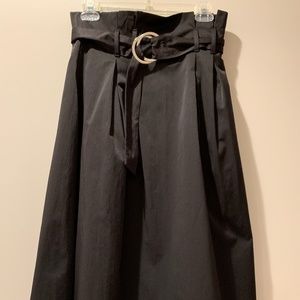 ZARA A-LINE SKIRT, BLACK, SIZE XS
